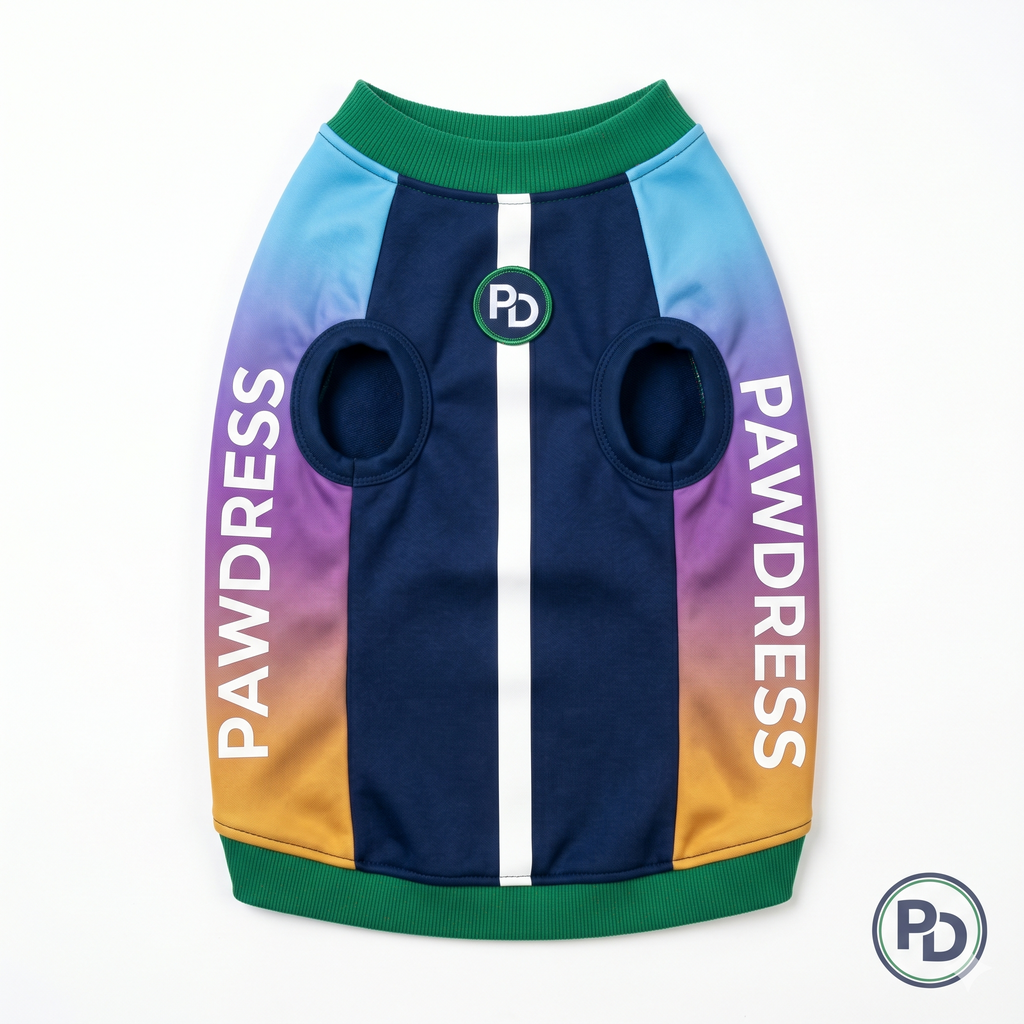 PawDress Rainbow Gradient Sport Hoodie