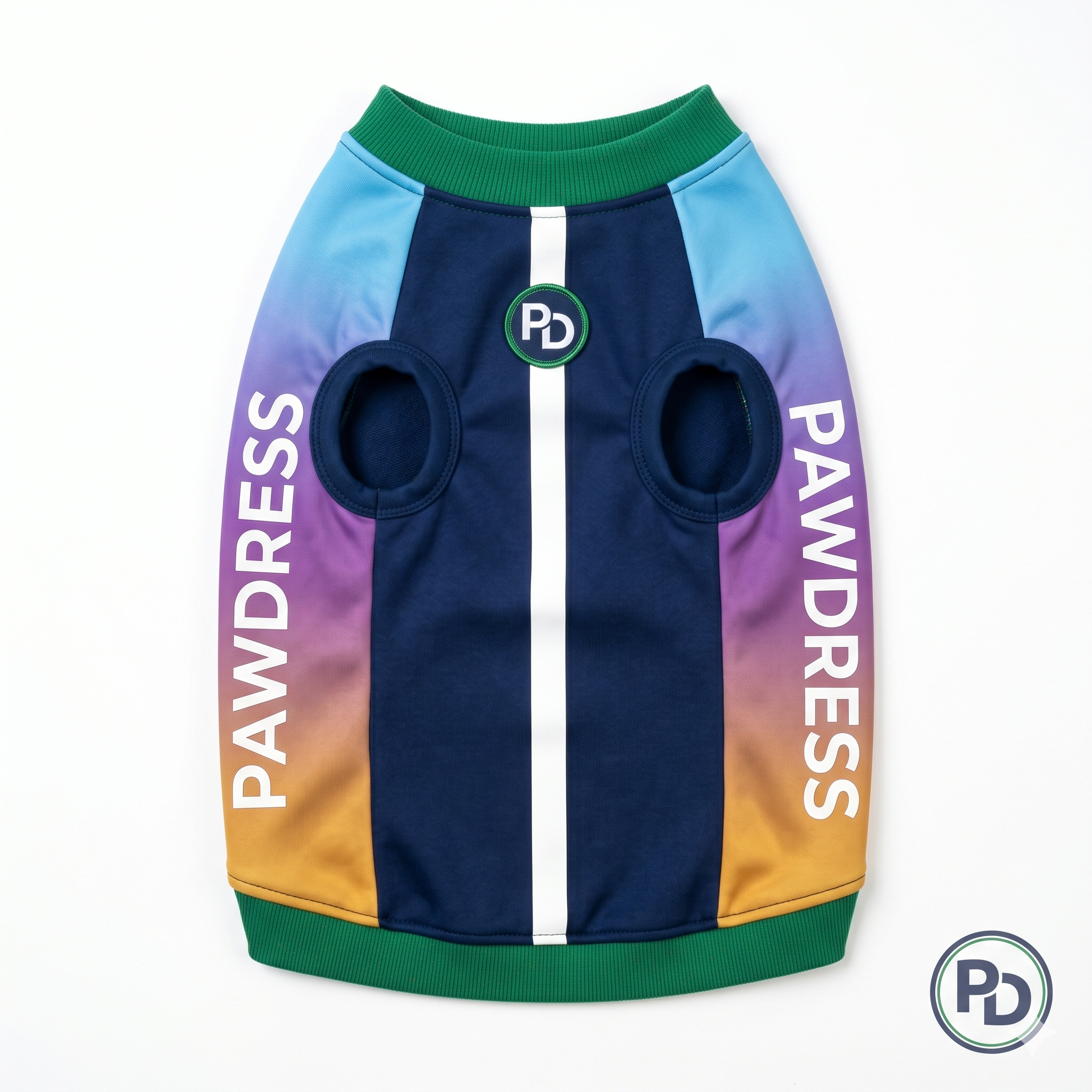 PawDress Rainbow Gradient Sport Hoodie
