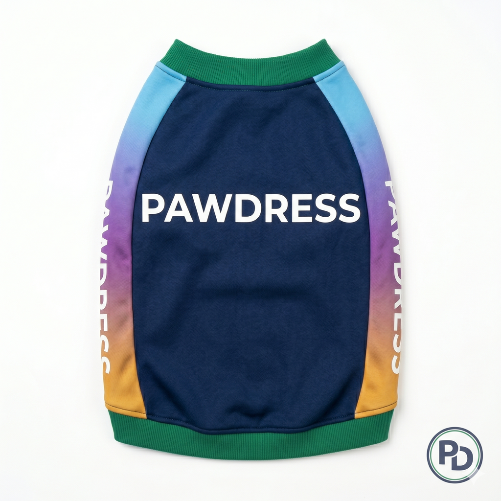 PawDress Rainbow Gradient Sport Hoodie