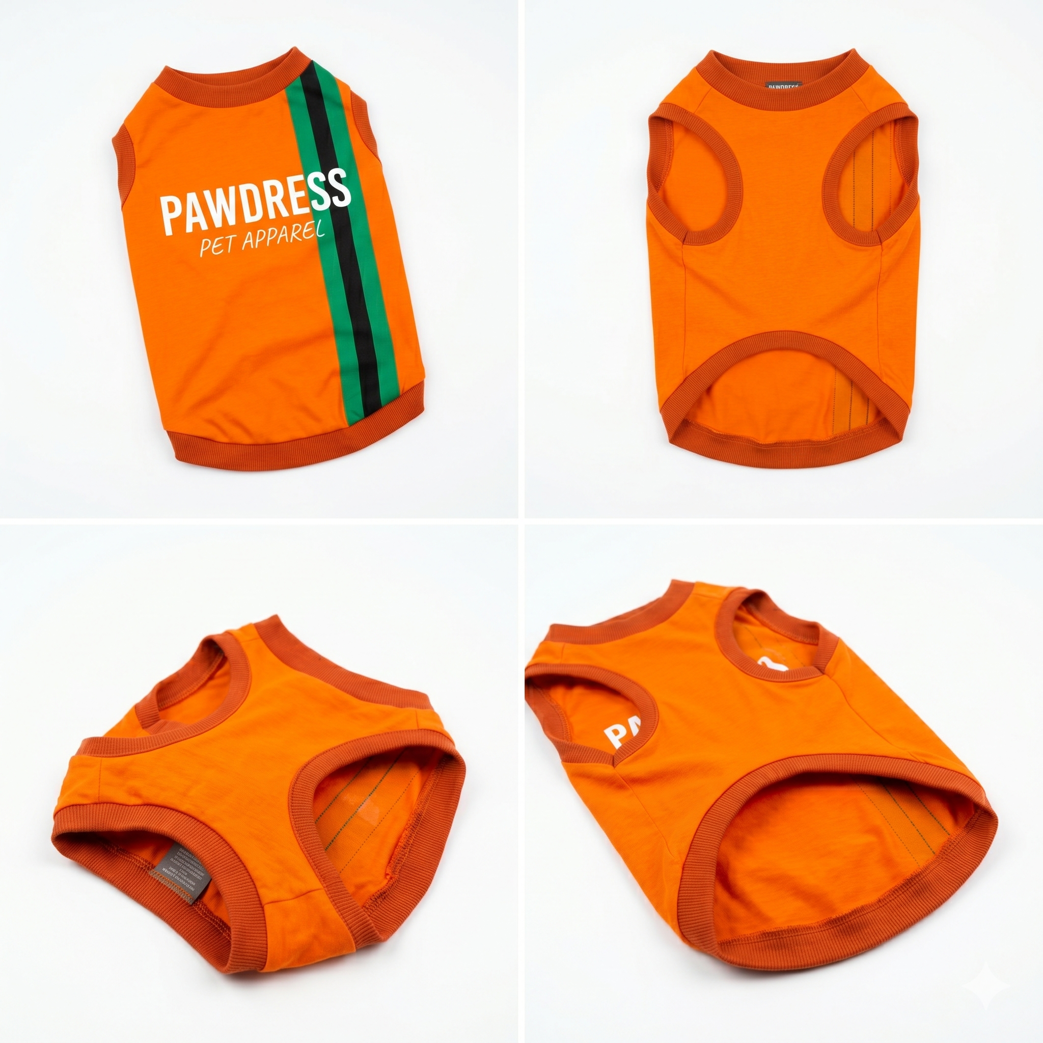 PawDress Sport Vest - Orange Edition