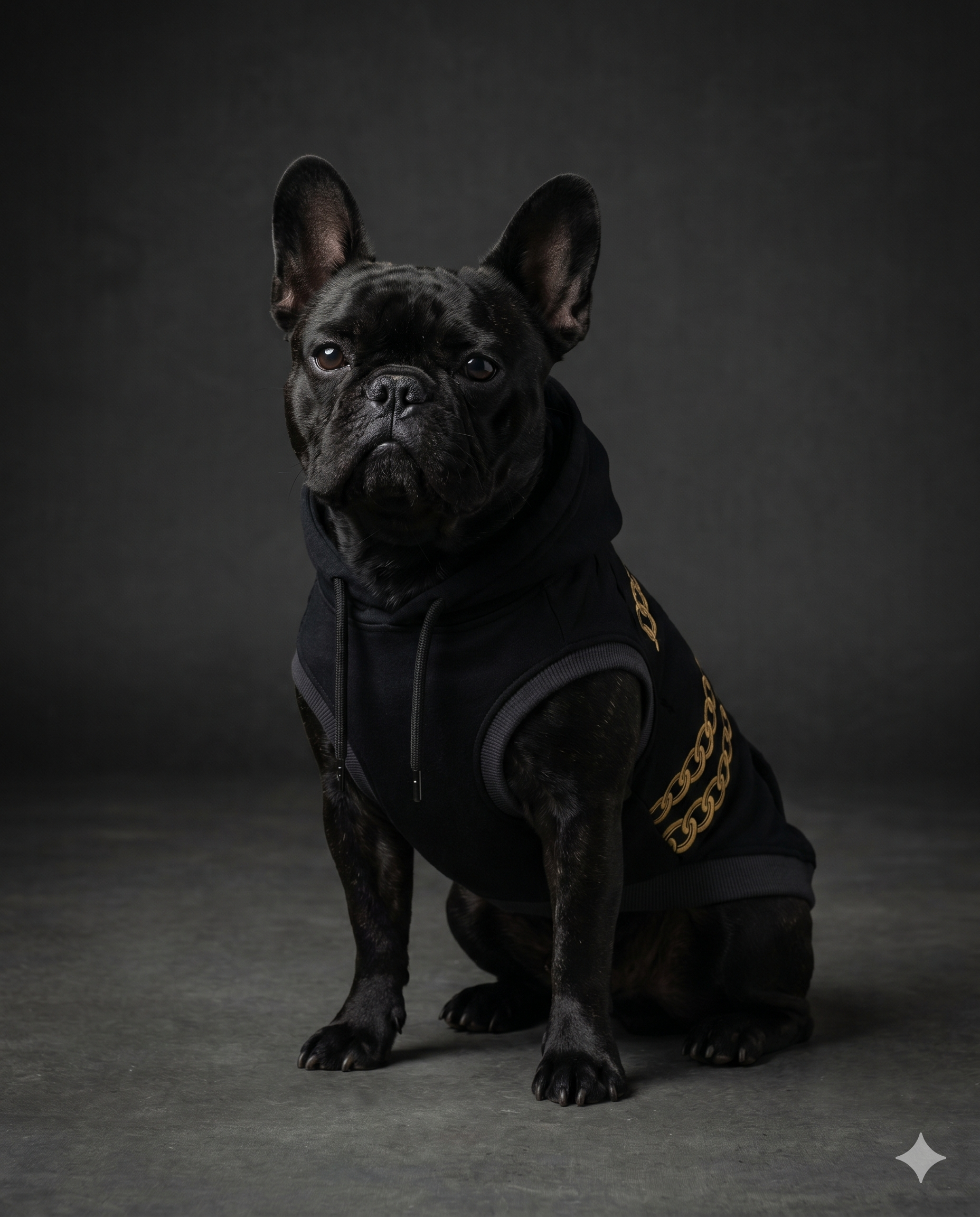 PawDress PAW Gold Chain Luxury Hoodie