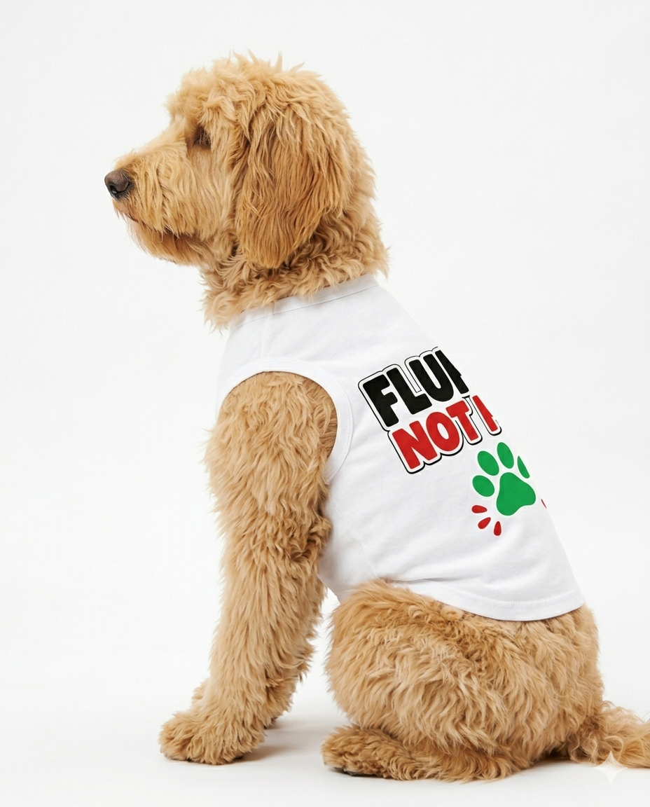PawDress "Fluffy Not Fat" Graphic Tee