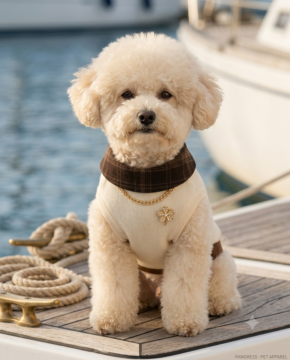 PawDress Yacht Club Knit Vest
