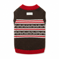 PawDress Nordic Fair Isle Knit Sweater